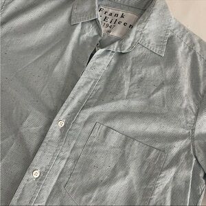 Frank & Eileen Women's SzXS Joedy Oversized Splatter Motif Button Italian Cotton